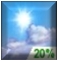 Partly cloudy throughout the day Partly cloudy throughout the day
